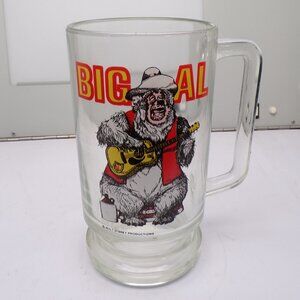 Vintage 1970's Big Al Walt Disney Productions Large Glass Mug